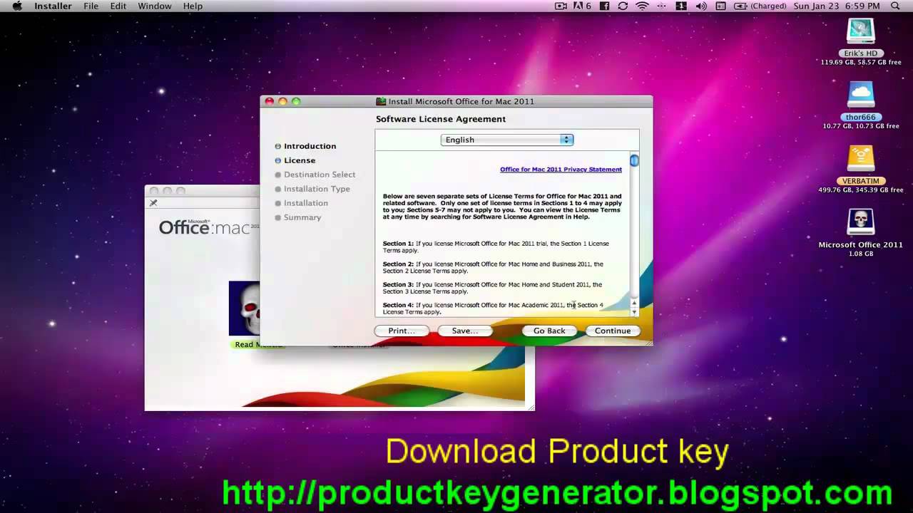 free microsoft word product key for mac